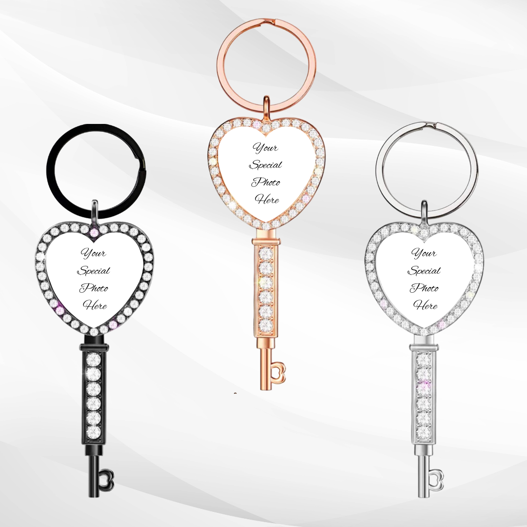 The Heart Key Keychain